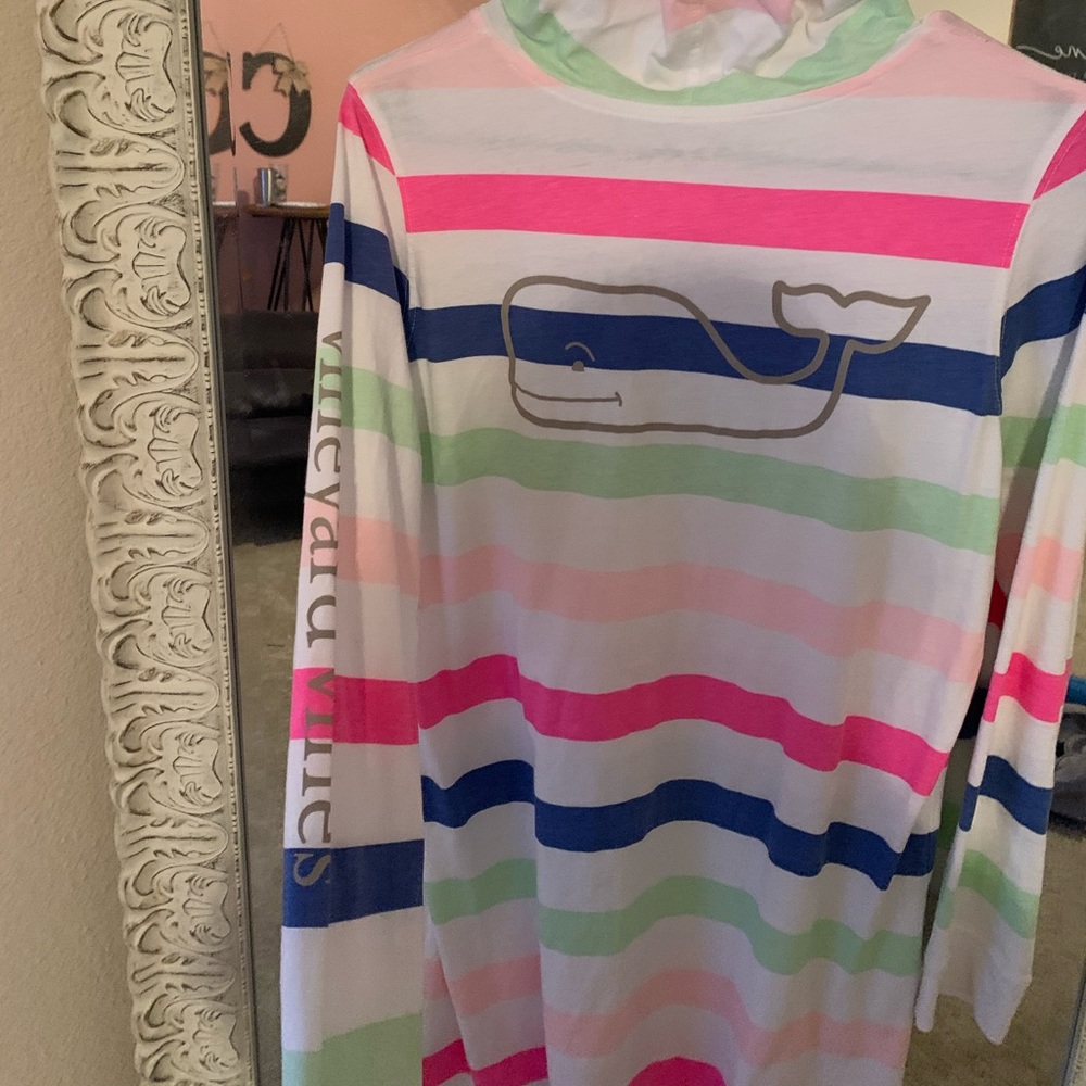 Vineyard Vines Long Sleeve T-Shirt Dress